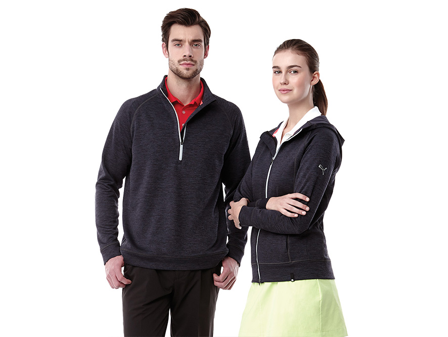 puma golf men's heathered hoodie