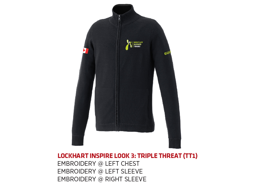 (W) LOCKHART Full Zip Sweater Trimark Sportswear Group