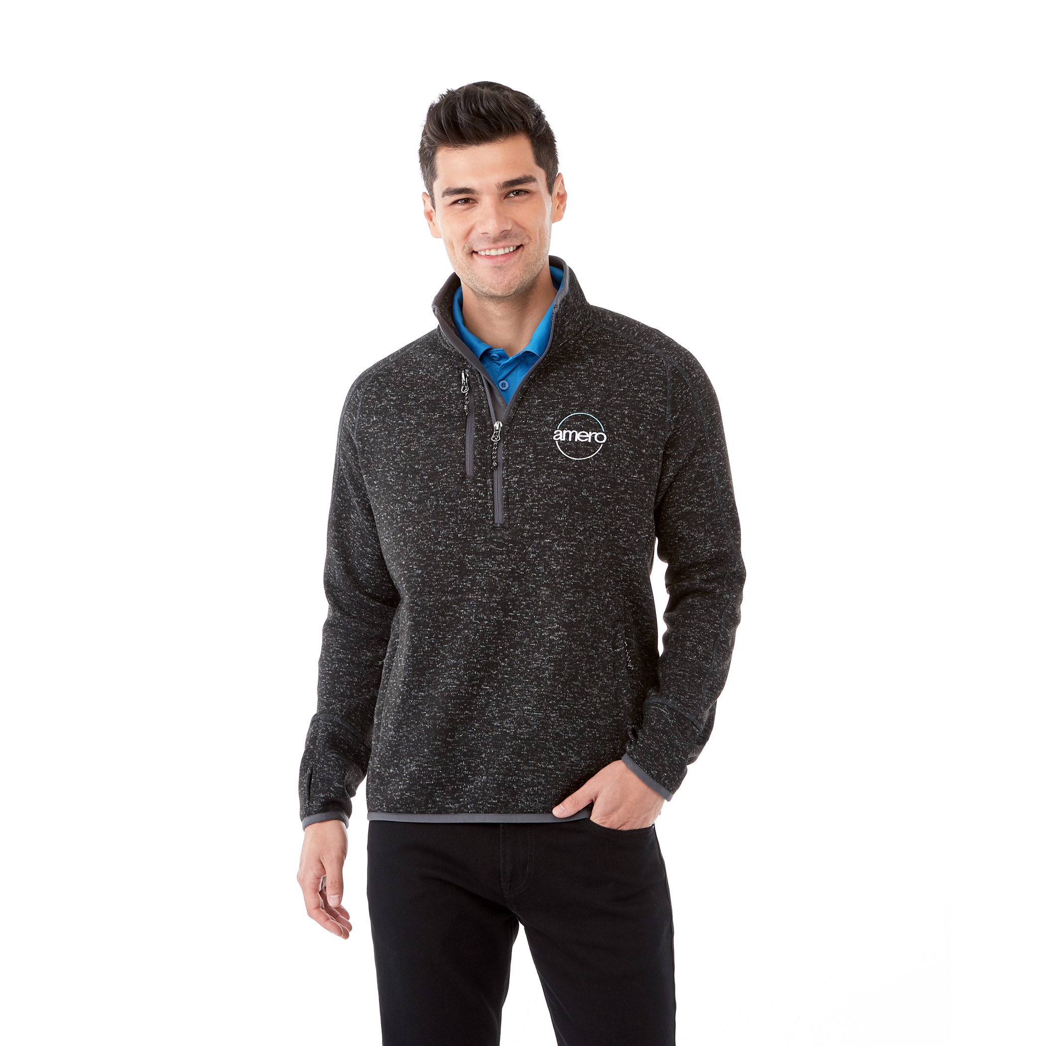 M-VORLAGE Half Zip Knit Jkt | Trimark Sportswear