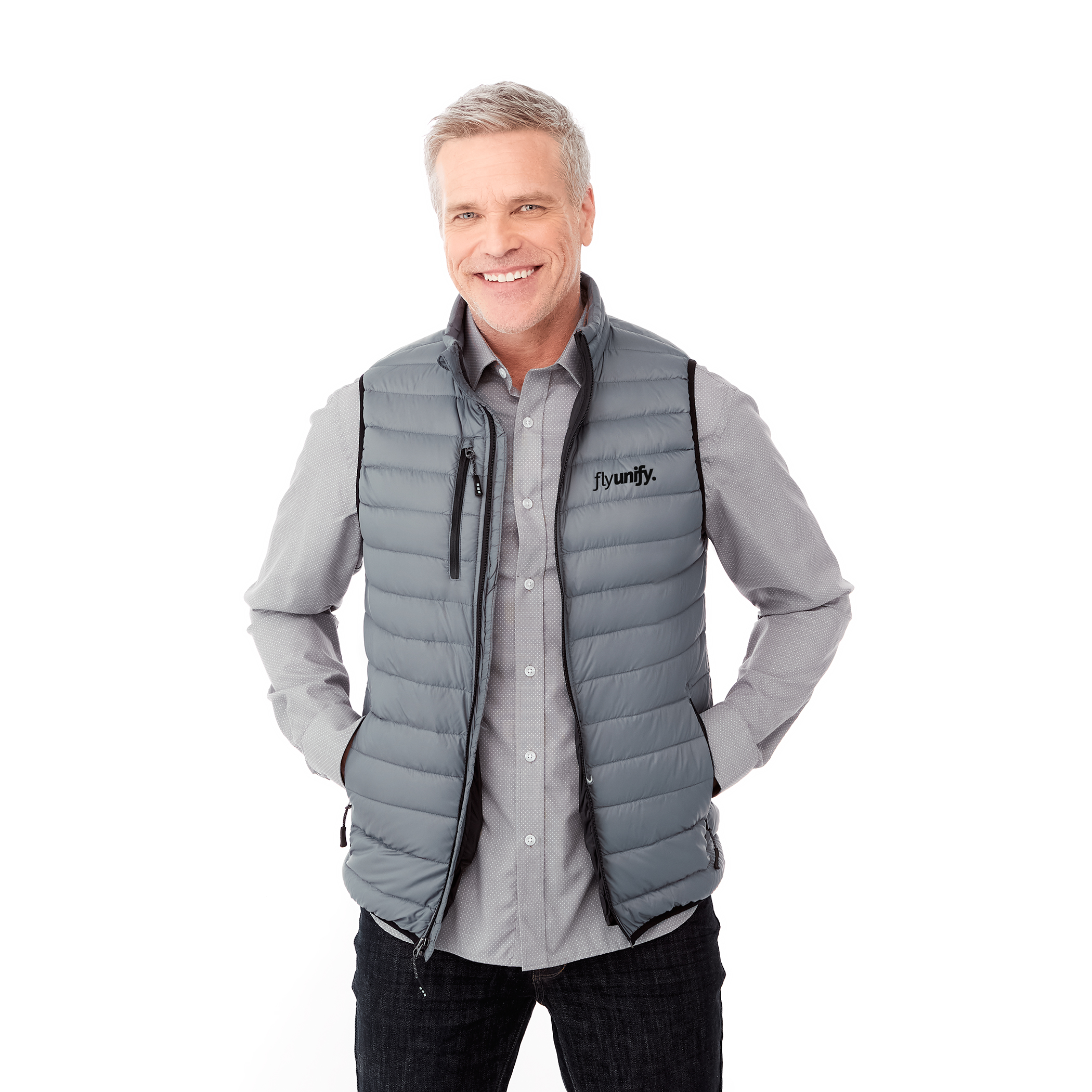 M-WHISTLER Light Down Vest | Trimark Sportswear