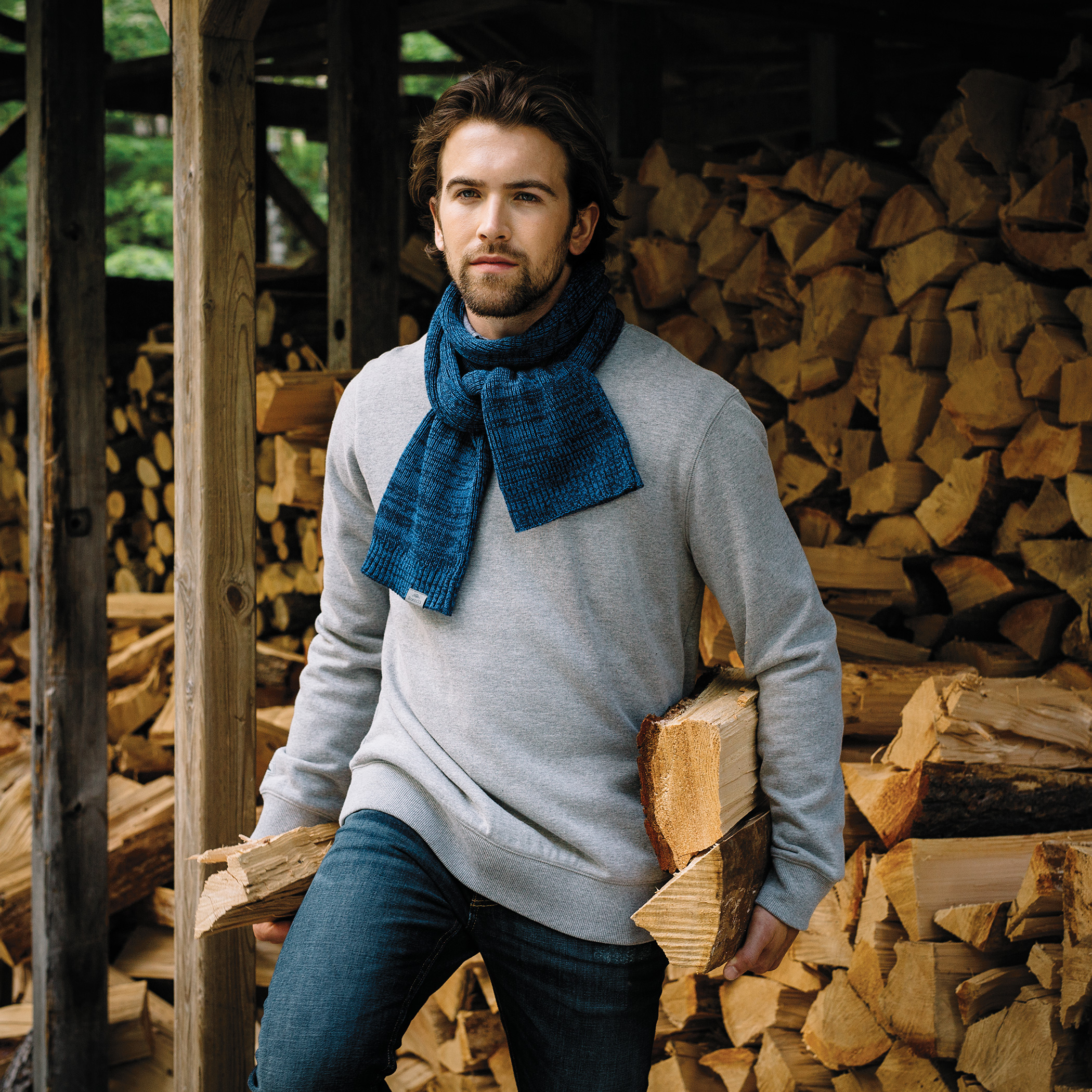 U-WALLACE Roots73 Knit Scarf | Trimark Sportswear