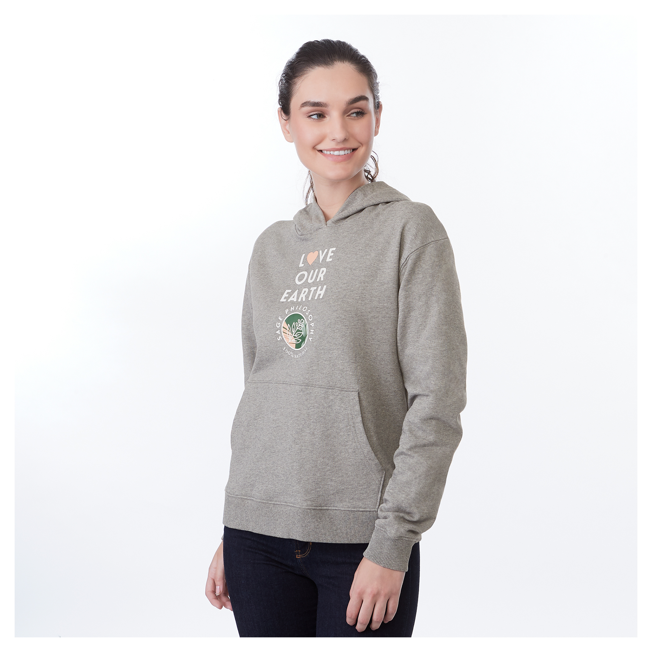 Organic cotton hoodie women's outlet
