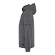 ALBANY Roots Full Zip Jacket - Unisex Charcoal Left