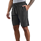 WELLABLE Men's Knit Short Grey Smoke