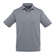 FootJoy Men's Solid Lisle Polo Heather Charcoal