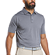 FootJoy Men's Solid Lisle Polo Heather Charcoal
