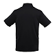 FootJoy Men's Solid Lisle Polo Black Back