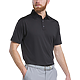 FootJoy Men's Solid Lisle Polo Black
