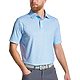 FootJoy Men's Short Sleeve Speckle Print Polo Solace Blue