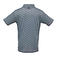FootJoy Men's Short Sleeve Speckle Print Polo Black Back