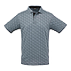 FootJoy Men's Short Sleeve Speckle Print Polo Black Front