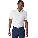 Greatness Wins Athletic Tech Polo - Men's GW White OnFigFront