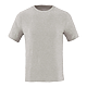 WELLABLE Men's Short Sleeve Tee Fossil Heather Front