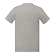 American Giant Classic Cotton Crew T - Mens Heather Grey Back