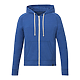 American Giant Lightweight Full Zip - Mens Essential Blue Heather Front