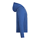 American Giant Lightweight Full Zip - Mens Essential Blue Heather Right