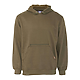 Berne Heritage Zippered Hooded Pullover Sweatshirt Olive FRONT