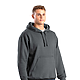 Berne Heritage Zippered Hooded Pullover Sweatshirt Graphite