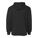 Berne Heritage Zippered Hooded Pullover Sweatshirt Black BACK
