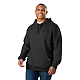 Berne Heritage Zippered Hooded Pullover Sweatshirt Black