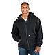 Berne Heritage Grid Fleece-Lined Zip Sweatshirt Black
