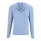 WELLABLE Men's Knit Hoodie Moonlight Blue Heather