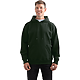 Redwood Classics Hooded Kanga Pullover Forest Green FRONT