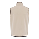WESTVILLE Roots Mircofleece Vest - Unisex Oatmeal BACK
