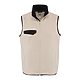 WESTVILLE Roots Mircofleece Vest - Unisex Oatmeal Front