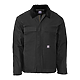Berne Heritage Duck Chore Coat Black FRONT