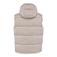 GRANDBAY Roots Insulated Puffer Vest - Uni Warm Grey BACK