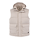 GRANDBAY Roots Insulated Puffer Vest - Uni Warm Grey Front