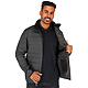 GENEVA Eco Hybrid Insulated Jacket-Mens Grey Storm/Black