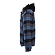 Berne Heartland Flannel Hooded Shirt Jacket Indigo/Black/Grey LEFT