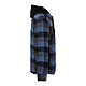 Berne Heartland Flannel Hooded Shirt Jacket Indigo/Black/Grey RIGHT