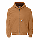 Berne Heartland Washed Duck Hooded Work Jacket Brown FRONT