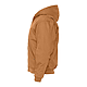 Berne Heartland Washed Duck Hooded Work Jacket Brown LEFT