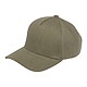 Recycled Cotton Twill 5 Panel Ballcap - Unisex Olive Left