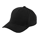 Recycled Cotton Twill 5 Panel Ballcap - Unisex Black Left