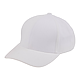 Recycled Cotton Twill 6 Panel Ballcap - Unisex White Left