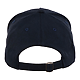 Recycled Cotton Twill 6 Panel Ballcap - Unisex Navy Back