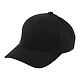 Recycled Cotton Twill 6 Panel Ballcap - Unisex Black Left