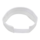 Recycled Cotton Twill Visor - Unisex White Back