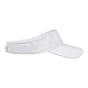 Recycled Cotton Twill Visor - Unisex White Right