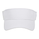 Recycled Cotton Twill Visor - Unisex White
