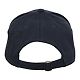 Recycled Cotton Twill 6 Panel Split Peak Ballcap Navy/ White Back