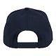 Recycled Cotton Canvas 5 Panel Ballcap - Unisex Navy Back