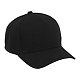 Recycled Cotton Canvas 5 Panel Ballcap - Unisex Black Right