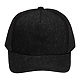 Recycled Cotton Canvas 5 Panel Mesh Back Ballcap Black/Black Front