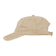Recycled Cotton Washed 6 Panel Ballcap - Unisex Desert Khaki Left